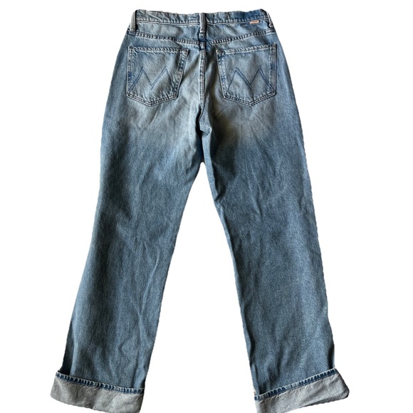 Mother Dodger Skimp Cuff Jeans Wide Leg Leap of Faith 26 - Picture 5 of 10